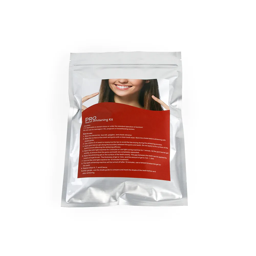 GlorySmile Bulk buy custom professional home led light teeth whitening kit Supply for home usage