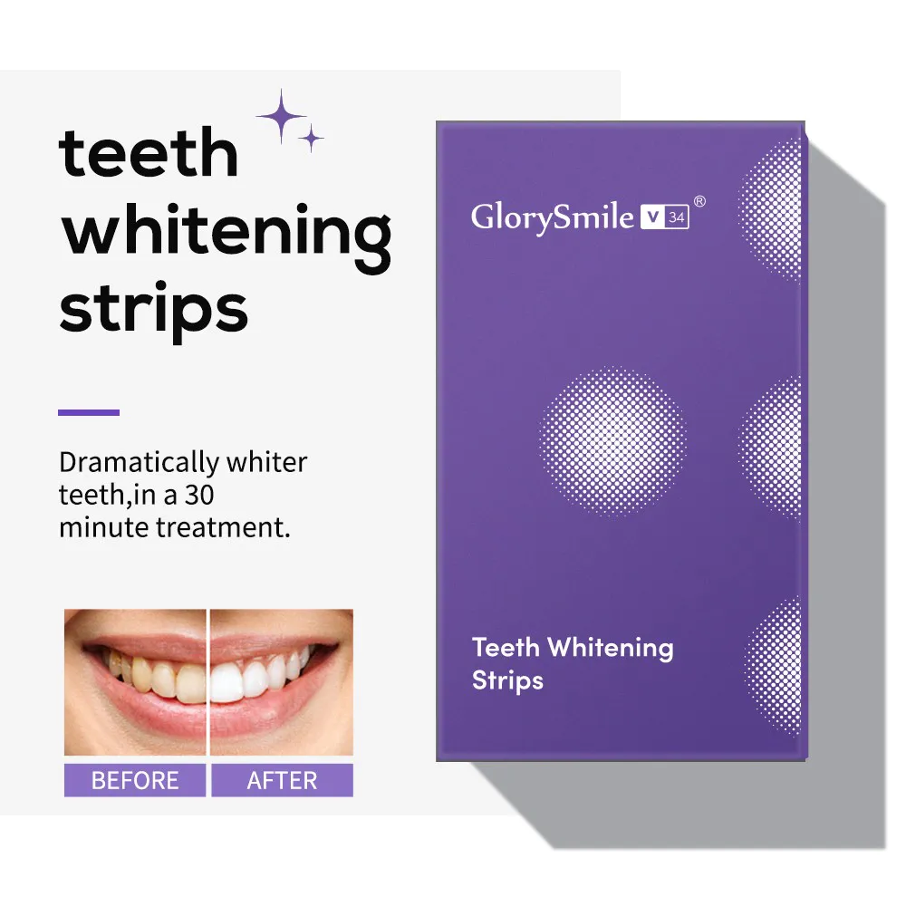 GlorySmile teeth bleaching strips for wholesale for teeth