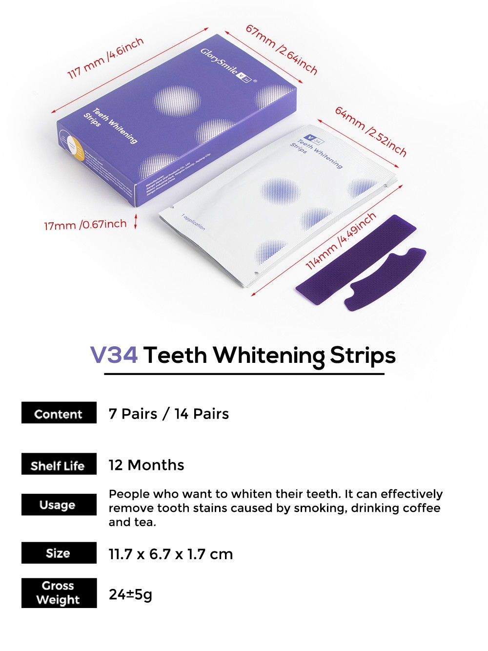 GlorySmile most effective whitening strips Suppliers for whitening teeth-9